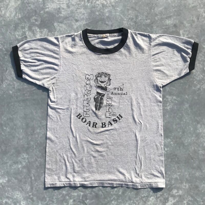 vintage USA製 bear リンガー　Tシャツ