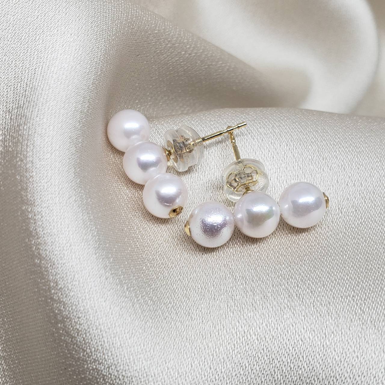 K18 本場パール リング ピアス3つ ネックレストップ 5点セット 分る 