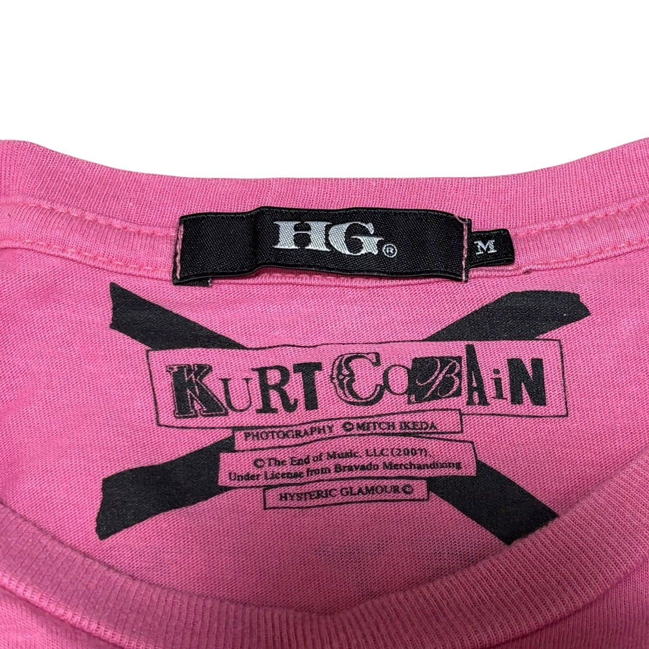 HYSTERIC GLAMOUR Kurt Cobain tee | LUV U 2 THE MOON