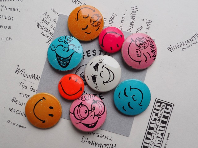 ~1960’s Vintage USA Novelty Pinback Buttons