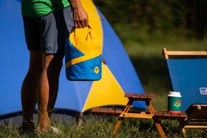 マルチポーチ Journey pouch ブルー×イエロー