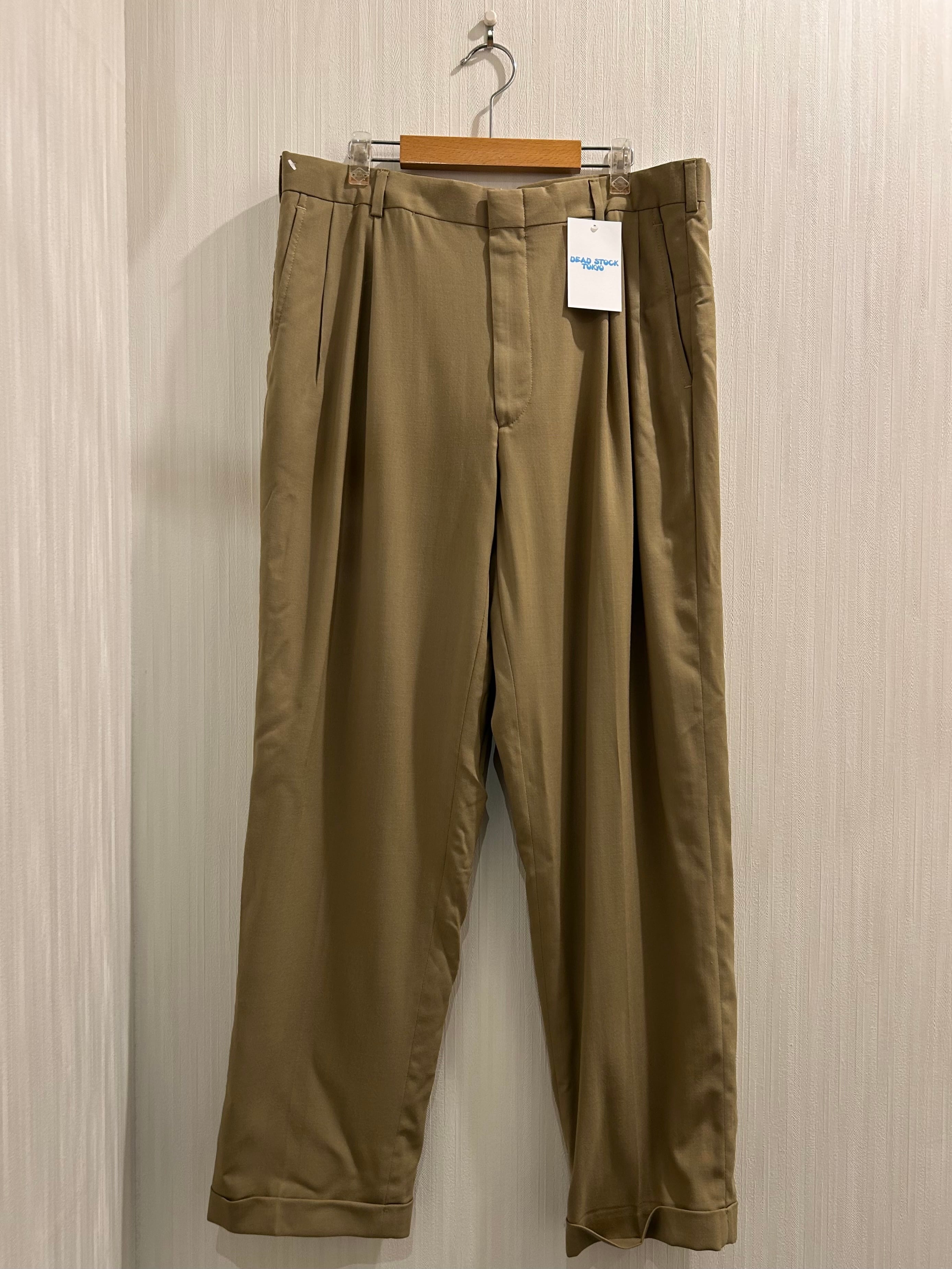 Dead Stock!! 2001s Lands' End 2tuck Wool Slacks【DST】