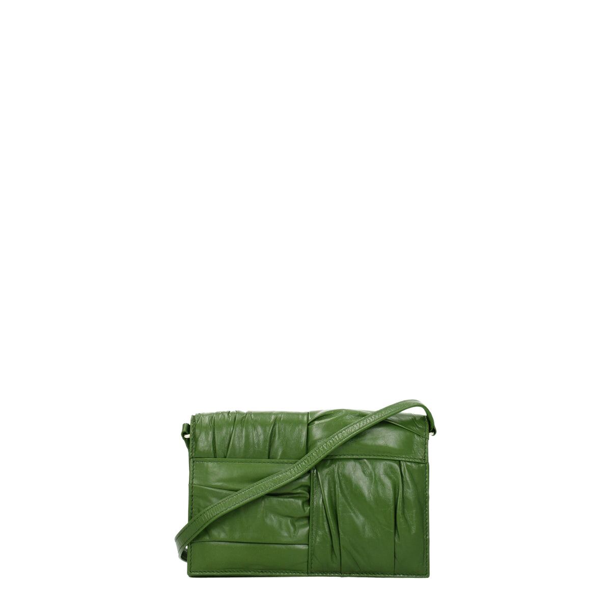 【新品】BOTTEGA VENETA ボッテガヴェネタ レディース クラッチバッグ レザー グリーン 731243V2PI13150