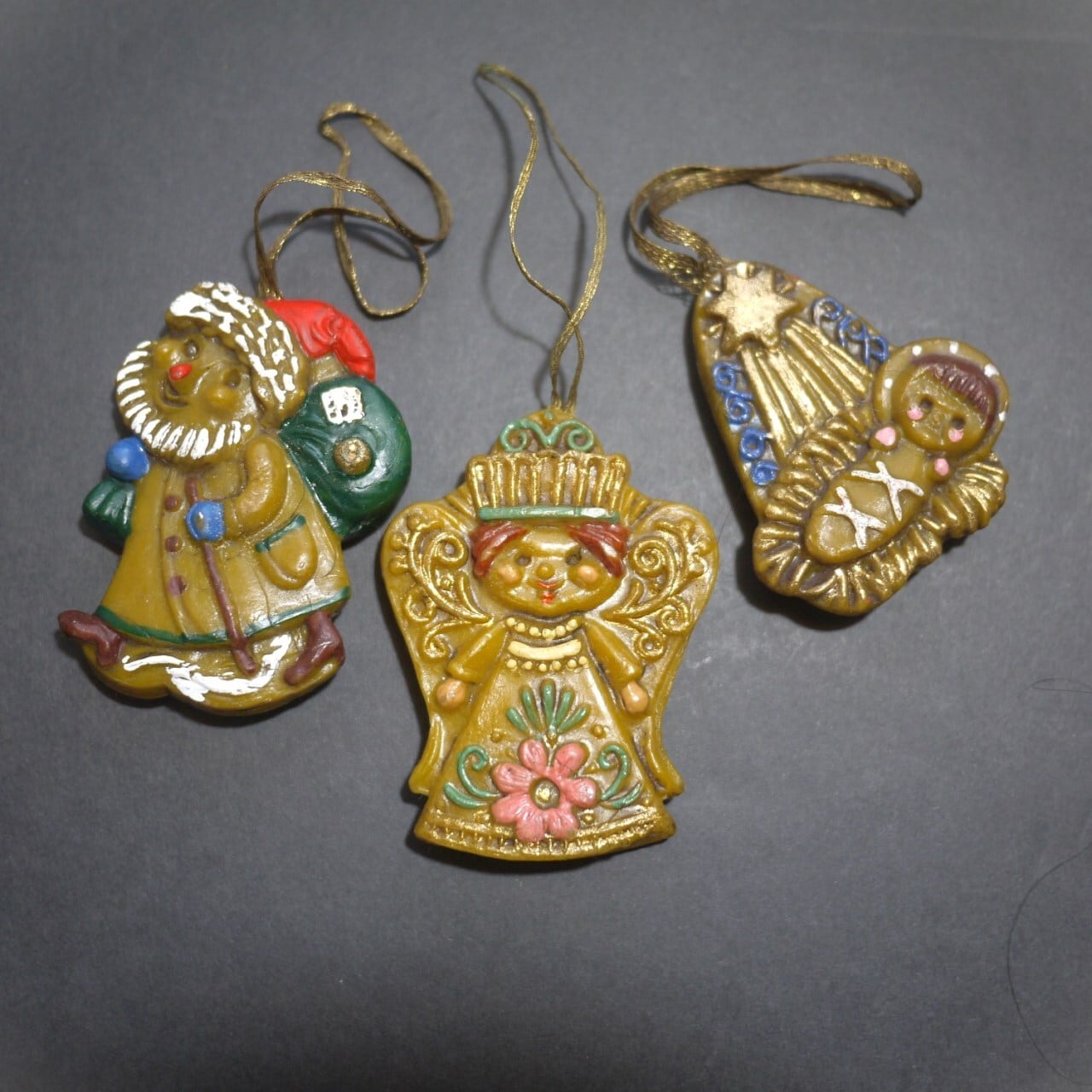 マルチカラー蝋飾り2 ワックスオーナメント ドイツ