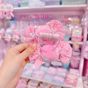 【D8】75-2キャンディリボンツインヘアゴム