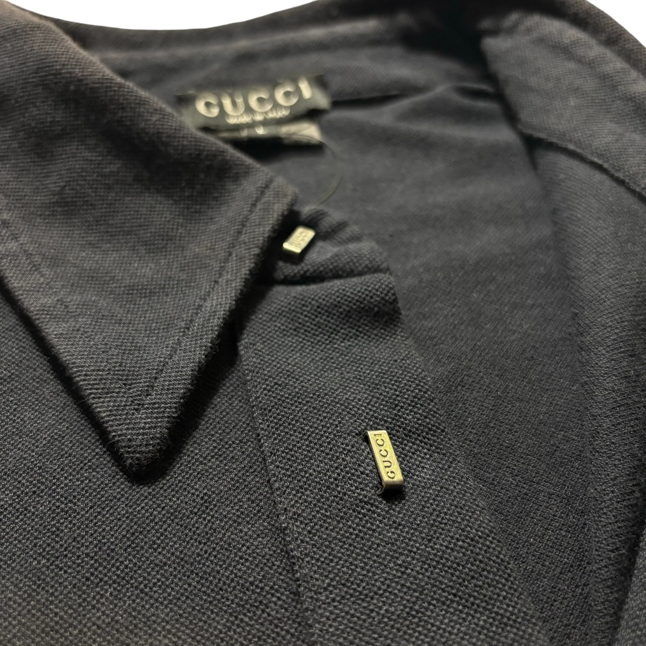 GUCCI L/S hook polo shirt