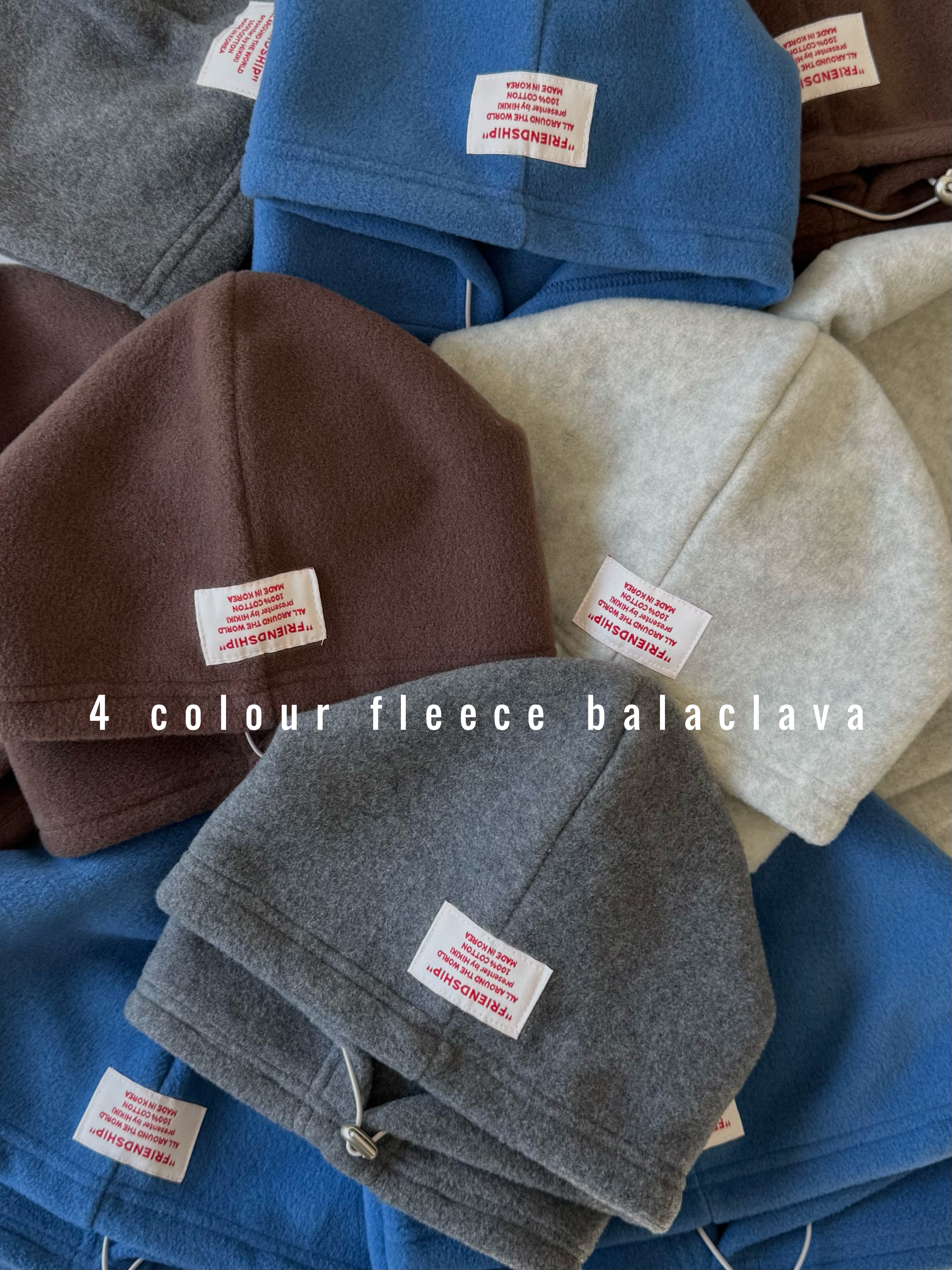 フリースバラクラバ（子供〜大人まで）4291