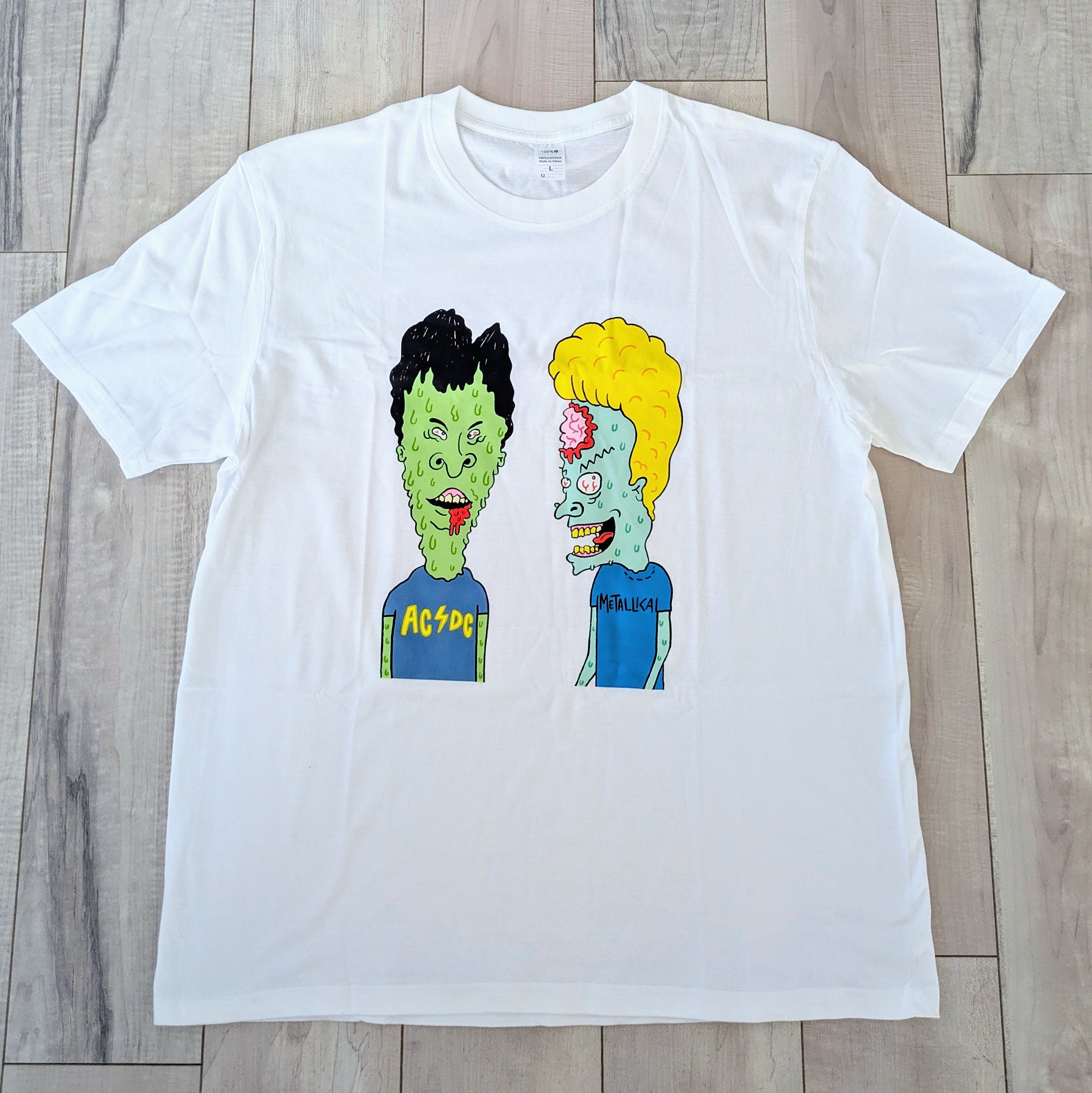 BEAVIS & BUTT-HEAD x ROB ZOMBIE tシャツ XL BEAVIS & BUTT-HEAD x ROB