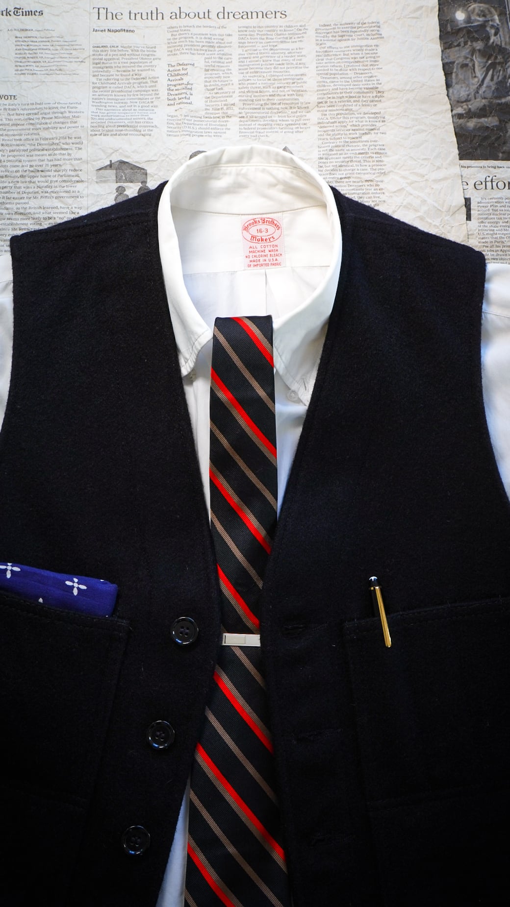 未使用　ブルックスブラザーズ　レップタイ　レジメンタルストライプ レップタイ｜TIMELESS CLASSICS｜Brooks Brothers Japan（ブルックス