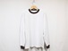 MY__ “ STRIPED LONG SLEEVE T-SHIRT “ WHITE/BROWN