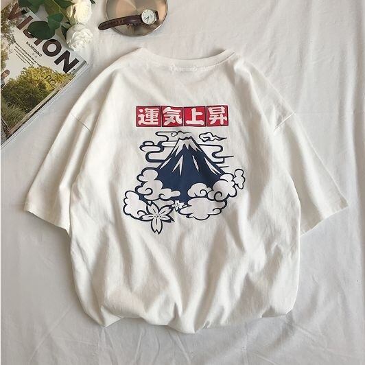 全4色 Tシャツ 和風 プリント 日本 カジュアル メンズ カットソー