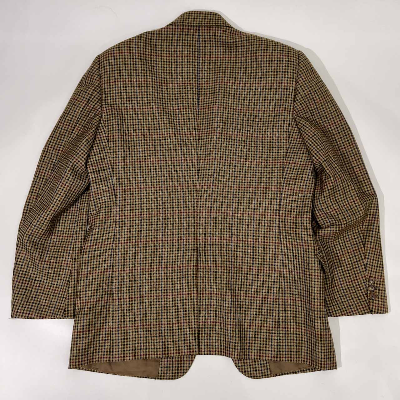 90s イタリア製 Burberrys バーバリー グレンチェック テーラードジャケット 52/マルチ メンズ ビンテージ