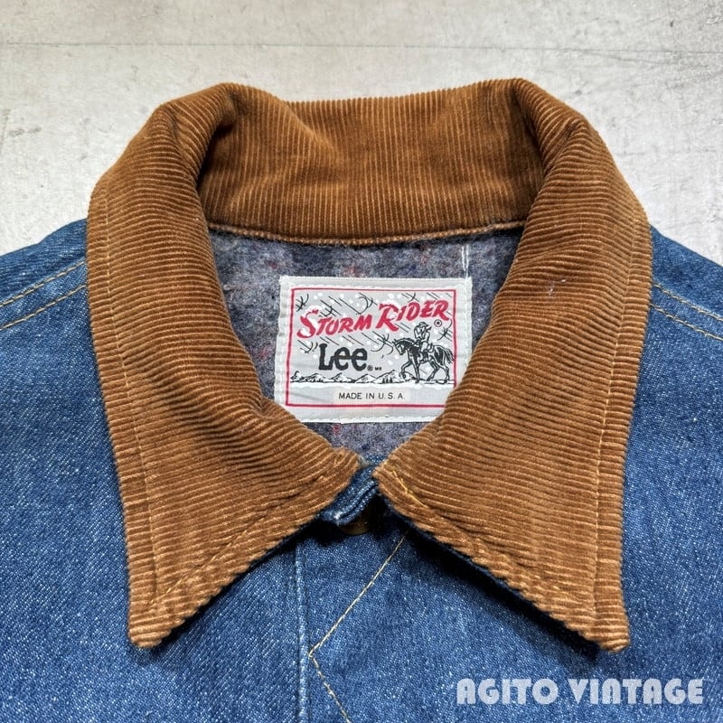 70~80's Lee 220LJ STORM RIDER ブランケットライナーデニムジャケット