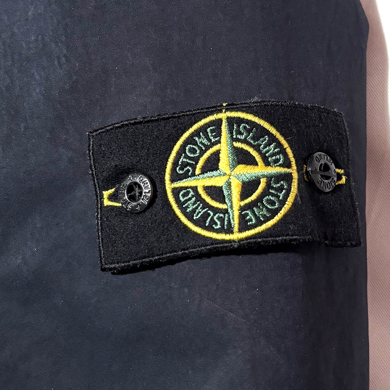 STONE ISLAND 2006AW Vintage Navy Long Coat XL Dutch Rope Liner