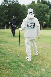 PHOTO TECK SWEAT HOODIE O.WHITE【PRE ORDER】