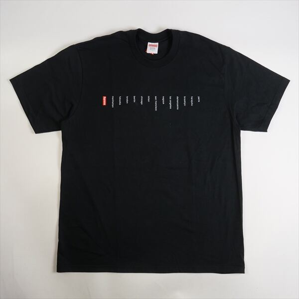 Size【M】 SUPREME シュプリーム 23SS Location Tee Tシャツ 黒 【新古