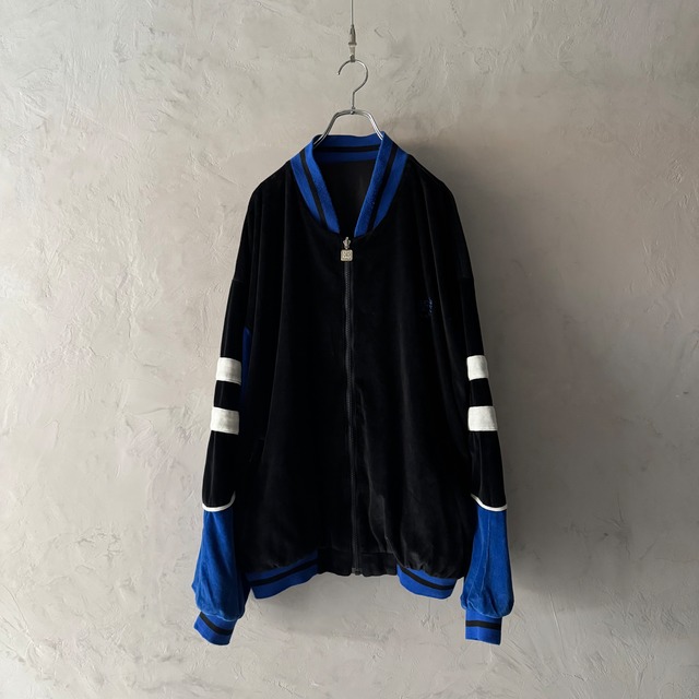 -GIVENCHY- 90's Reversible Velour Track Jacket