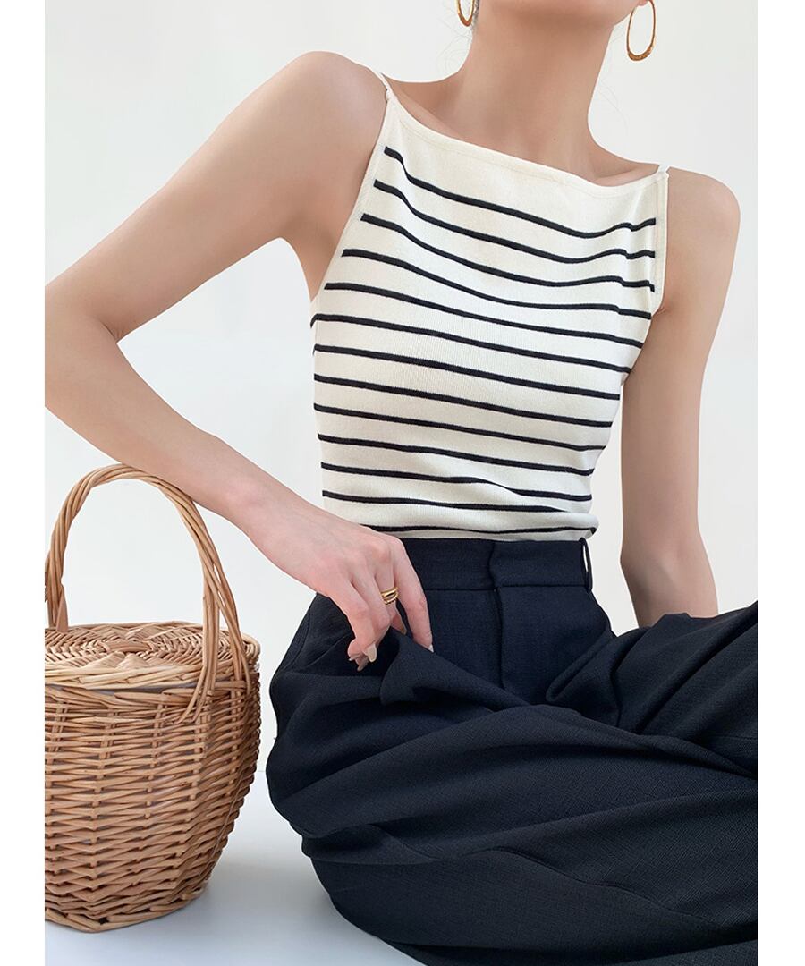 ストライプ◆キャミソール【t-10692】