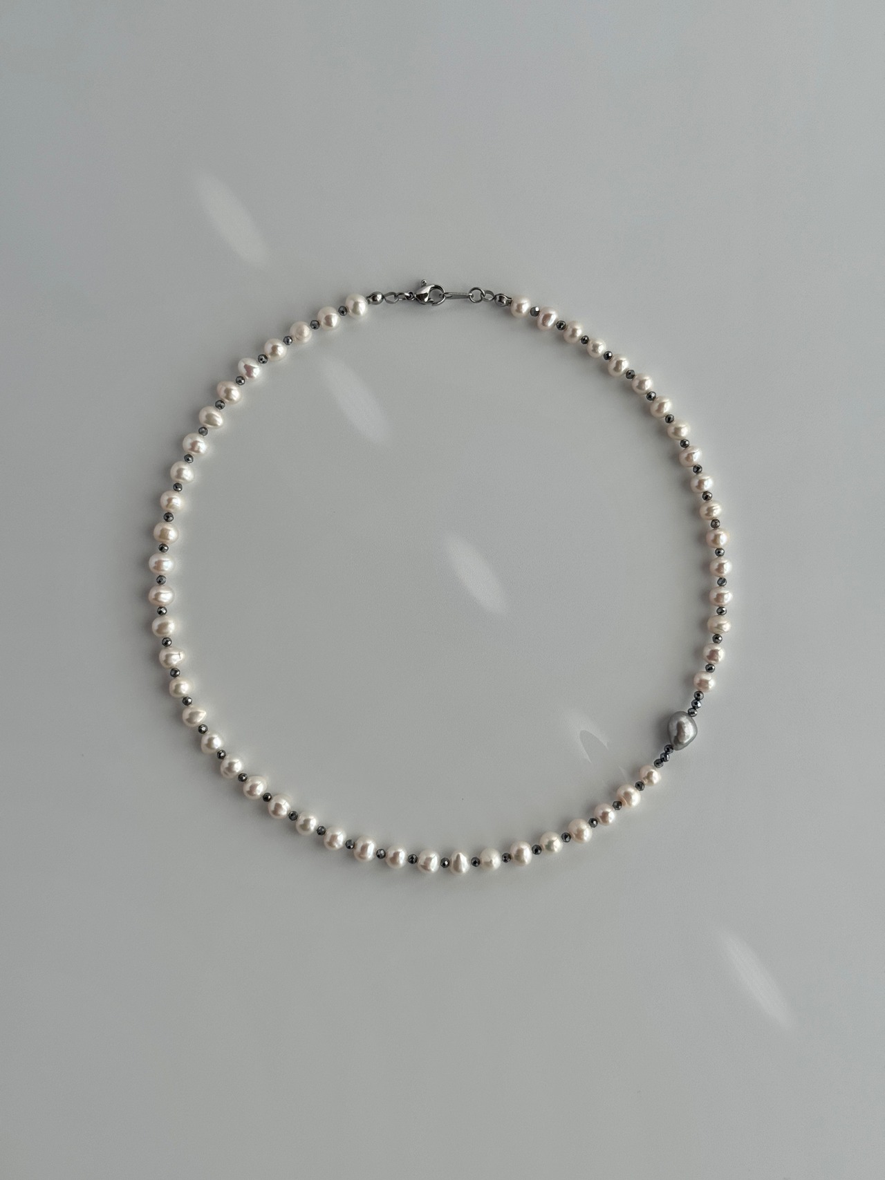 Pearl ×  Terahertz Necklace［SSN033］