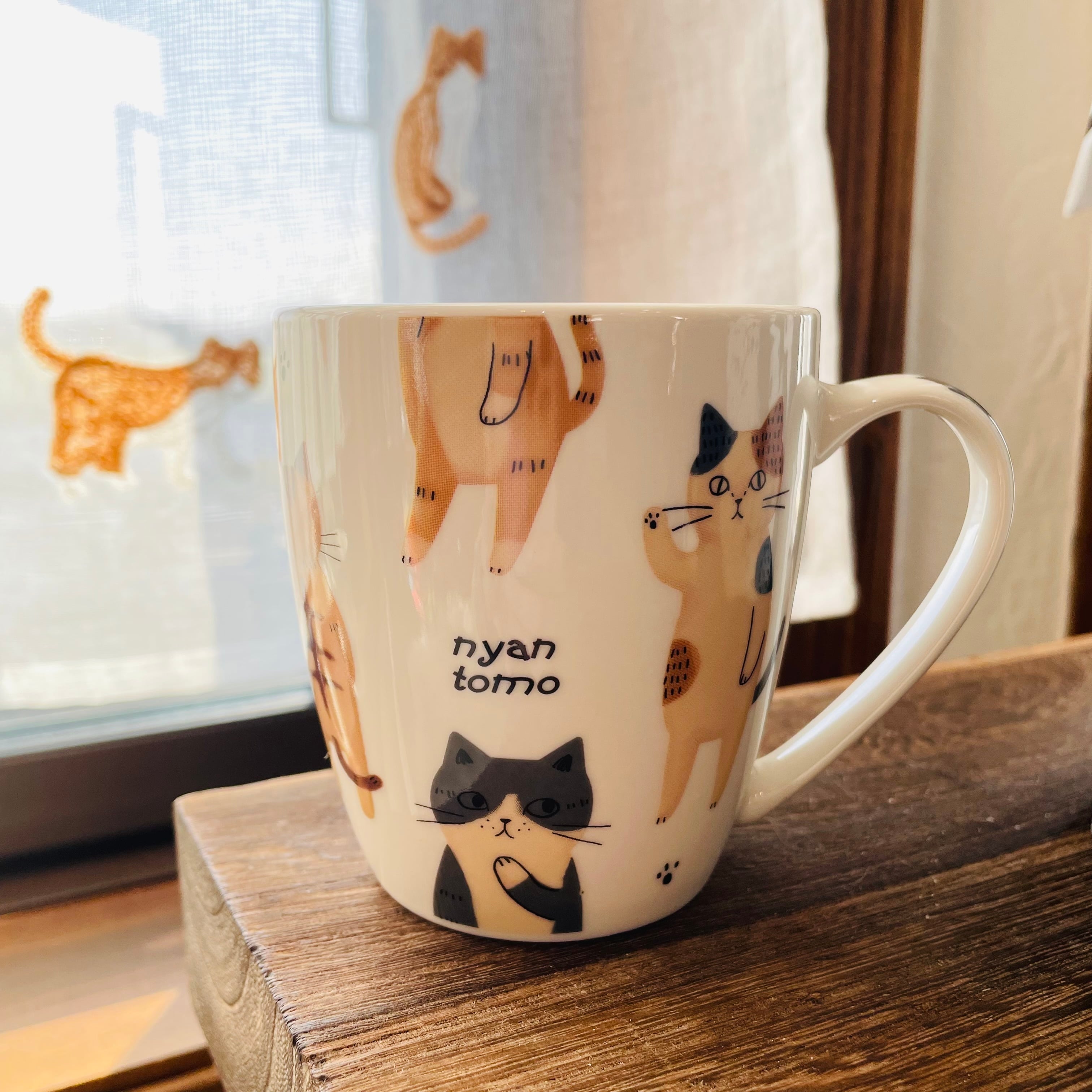 マグカップ|にゃんともマグ 猫 ねこ ネコ 猫雑貨 猫グッズ 猫柄 かわいい プレゼント 贈り物 おうち時間 おうちカフェ