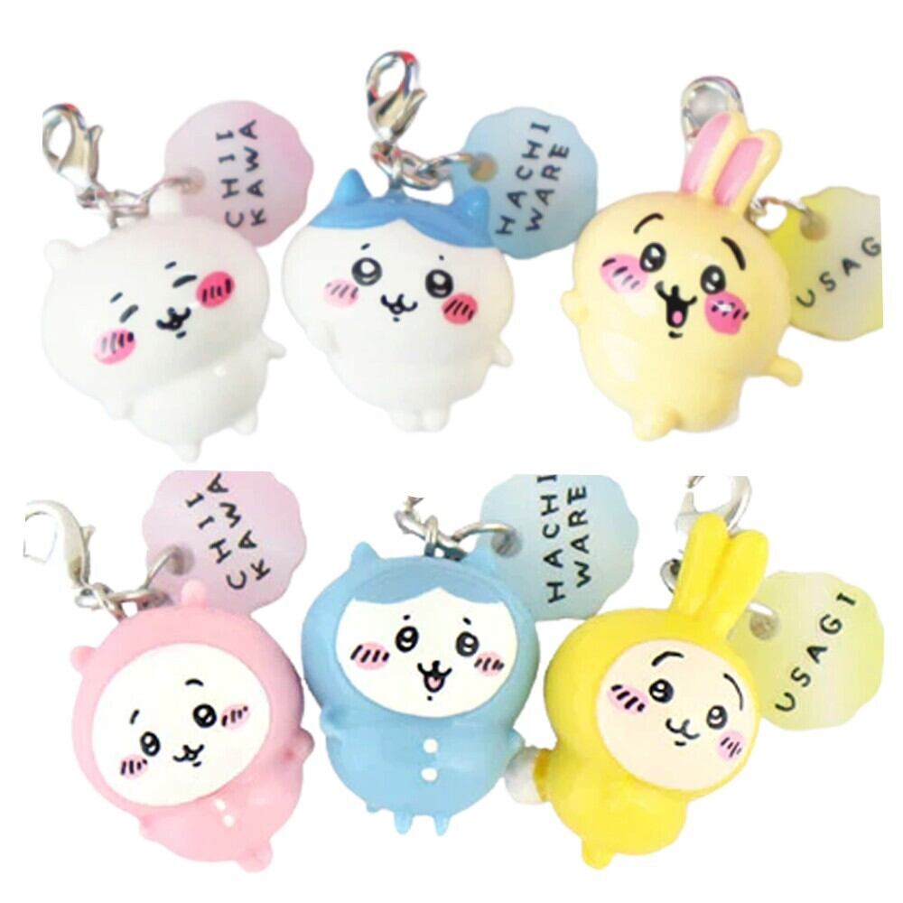 セット売り】ちいかわ ハチワレ 狭かっ うさぎ 文具 ミニフィギュア 