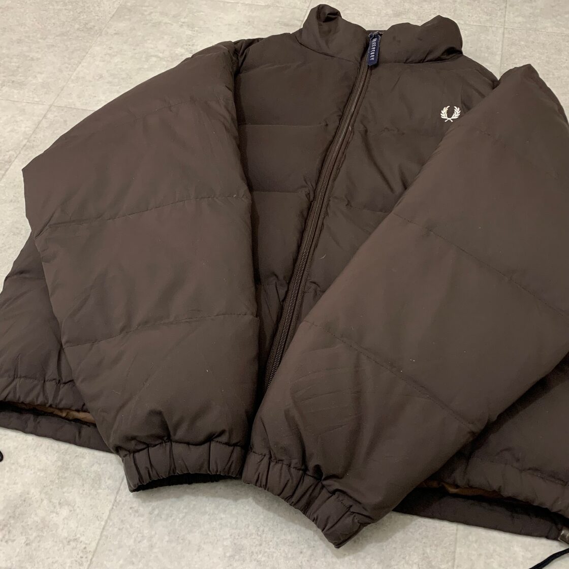 フレッドペリー Fredperry ダウンジャケット ダウン ブラウン 茶色 