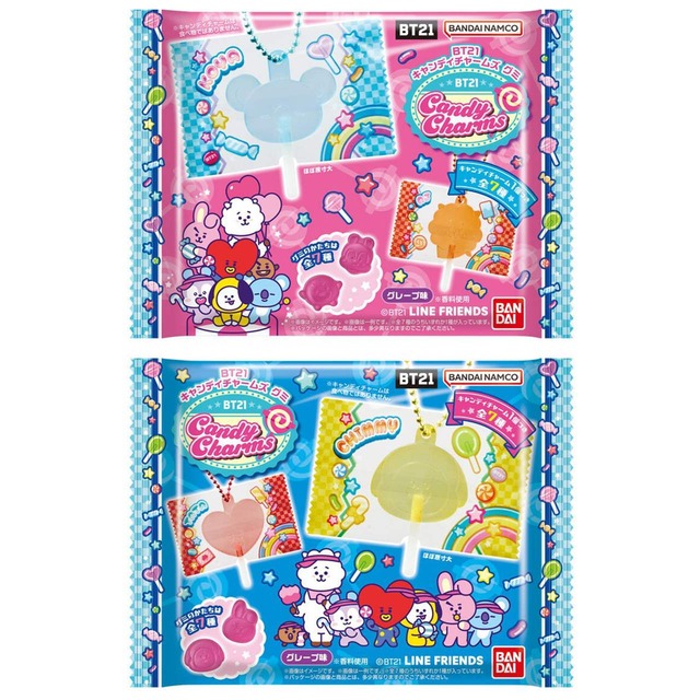 【ロット販売】【12入】BT21キャンディチャームズ＆グミ（TD）(3803375)