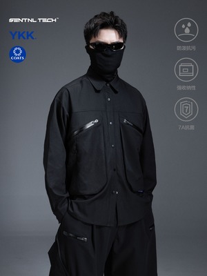 SENTNLTECH テクニカルワークシャツ