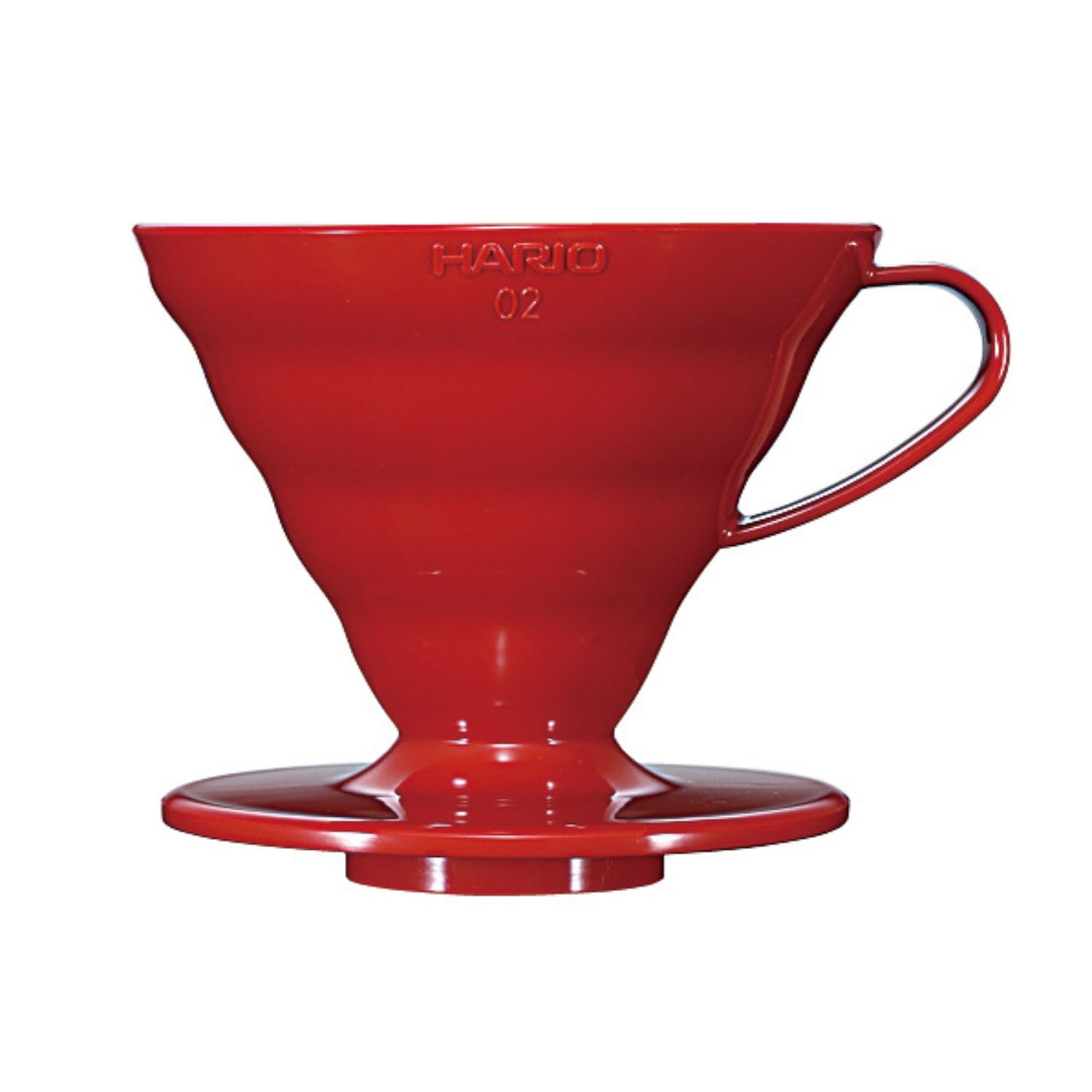 【在庫のみ】HARIO(ハリオ) V60 透過ドリッパー 02 レッド 1~4杯用 コーヒー ハンドドリップ 日本製 VDR-02-R