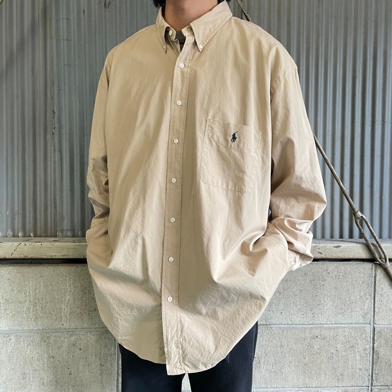 ビッグサイズ オールドラルフローレン CLASSIC FIT ボタンダウンシャツ 