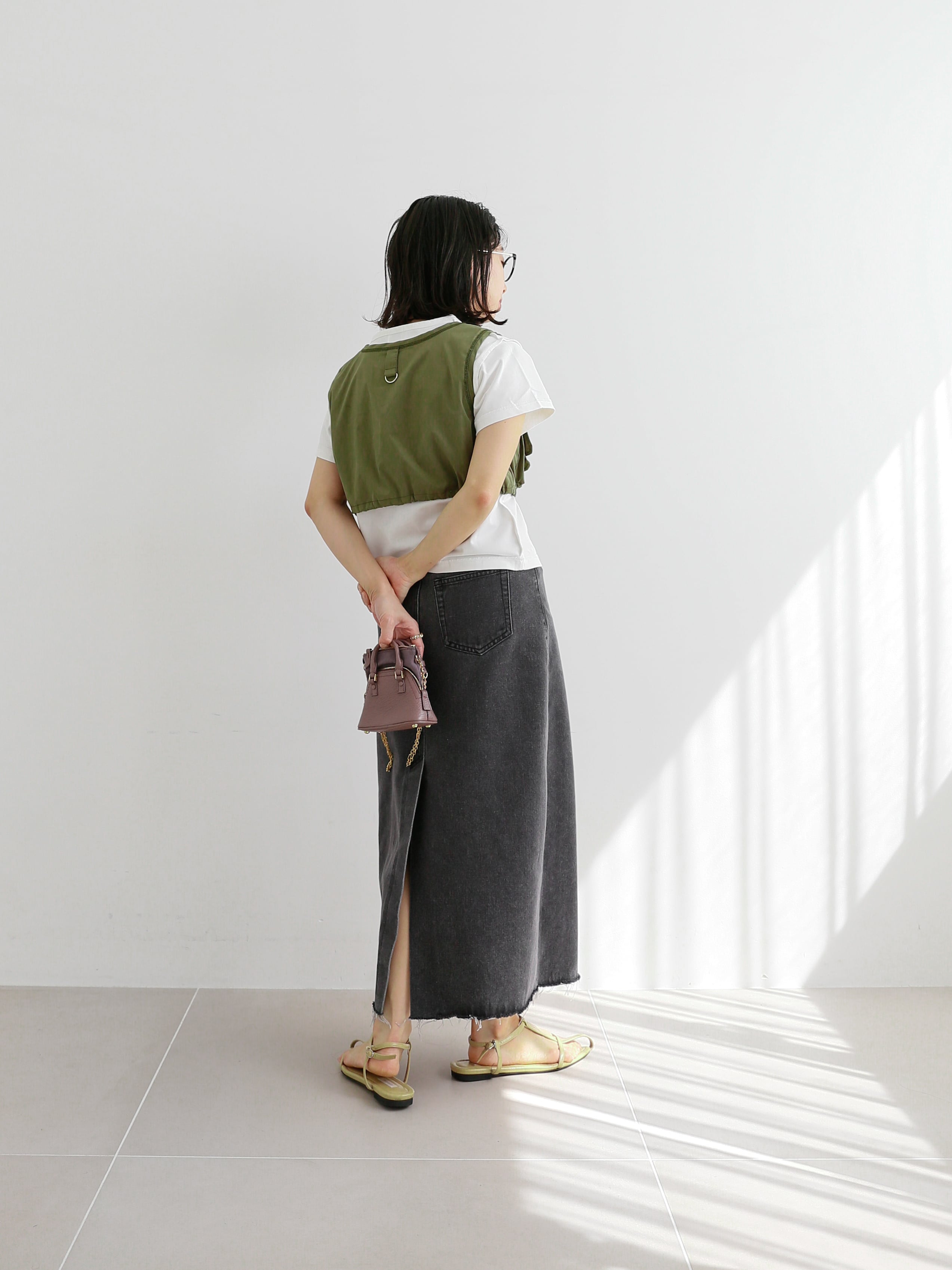 cropped fishing vest | Katrin TOKYO