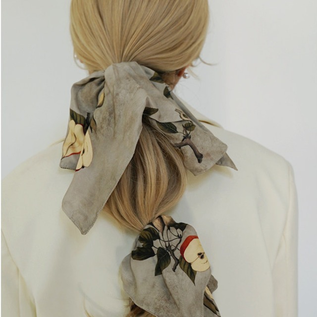 Leather-like Skinny Long Belt  T4442