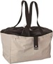 保冷 保温 コンパクトに折りたためる レジかごトート エコバッグ 43×31×高さ26cm 容量30L グレー 灰色 黄緑 スムーズで丈夫なナイロン生地 レジカゴにすっぽり収まってたっぷり収納 卵ホルダー付き エンプレットベール