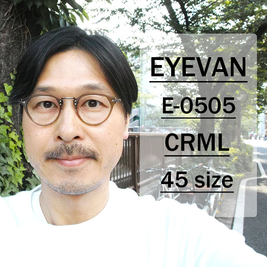 EYEVAN / E-0505 / CRML キャラメル・クリアライトブラウン / ブラウン