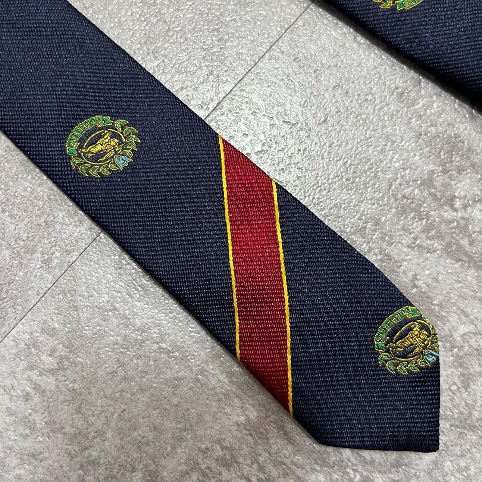 BURBERRY】バーバリー シルクネクタイ ロゴ入り シルク100% メンズ