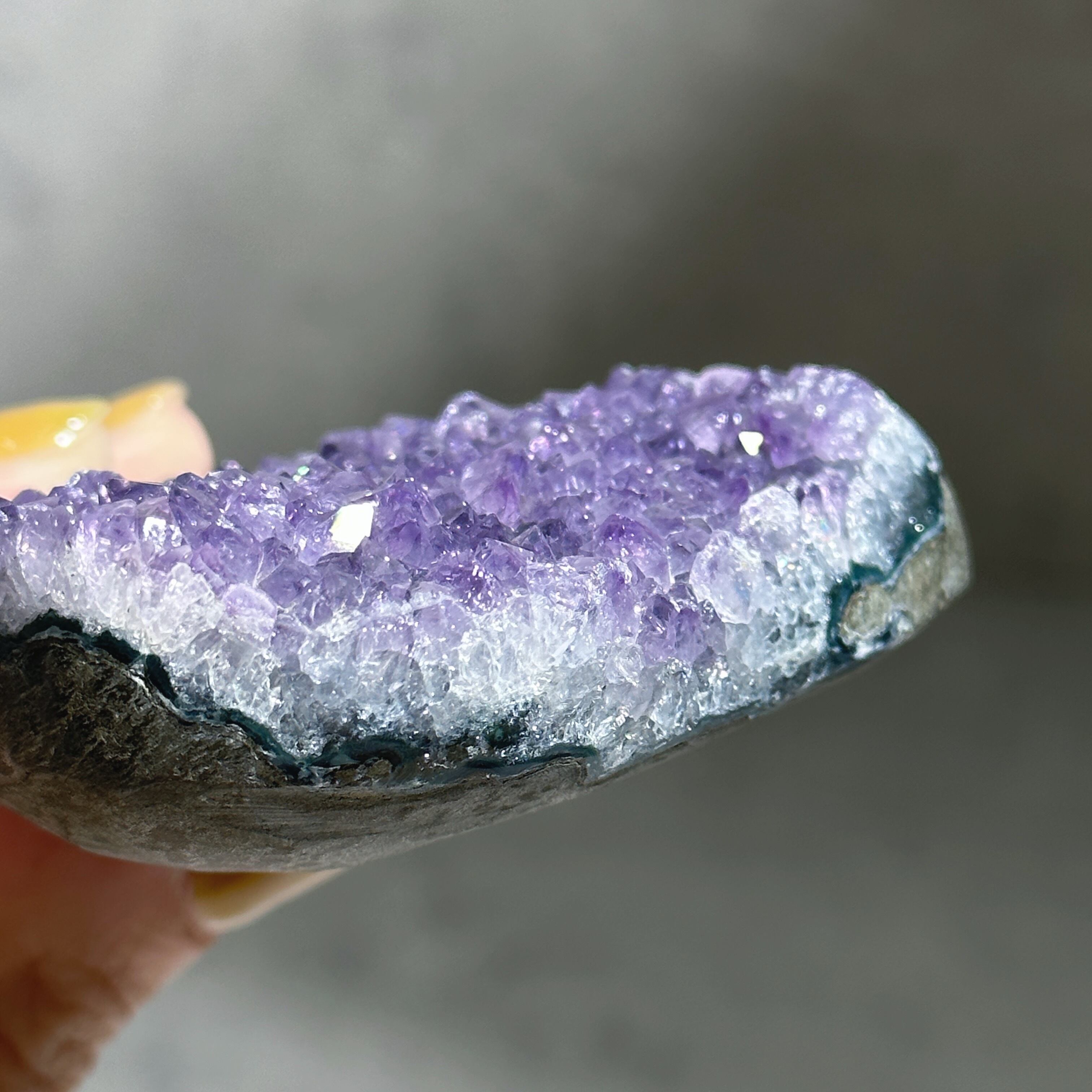 台座付き♡アメジスト ハート型23◇Amethyst◇天然石・鉱石 ...