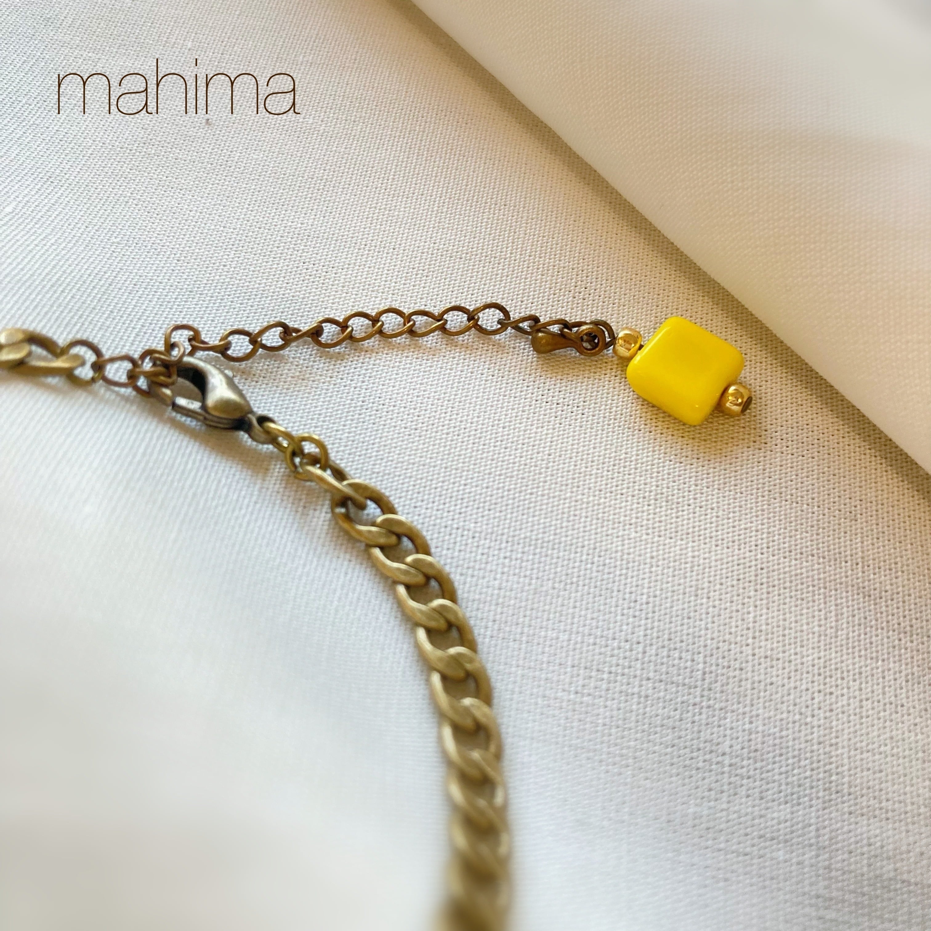 ミモザの園で ネックレス&ピアスセット | いのちを祝うアクセサリー Mahima