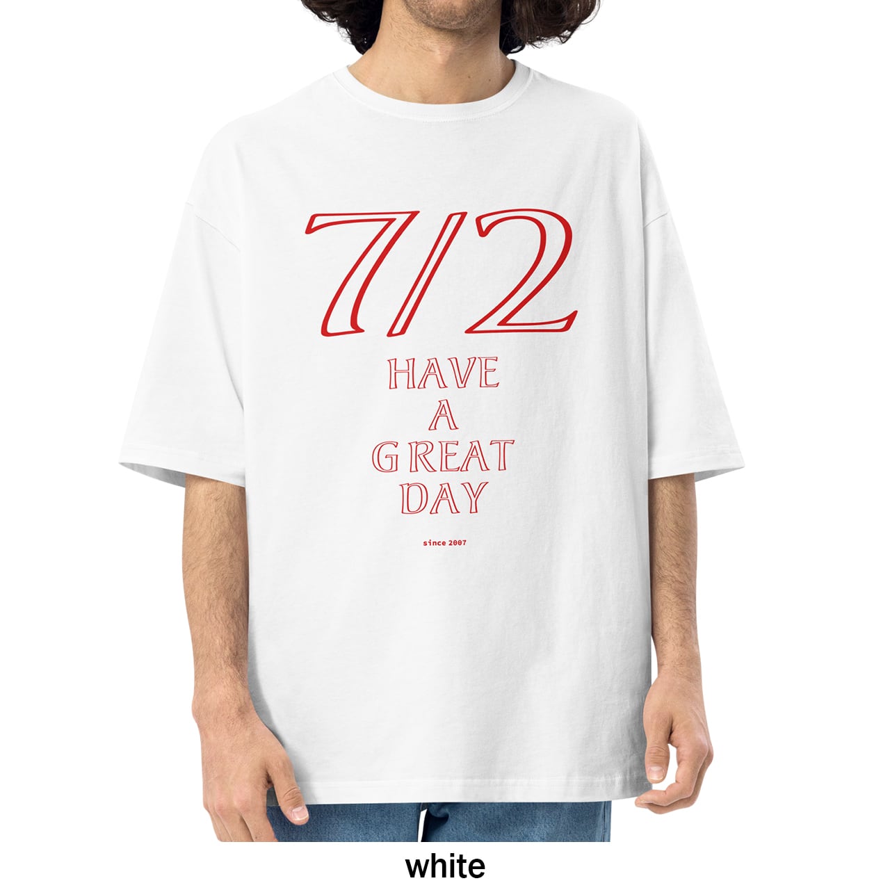 seven twoロゴT 72 ユニセックス ビッグシルエット Tシャツ 全3色
