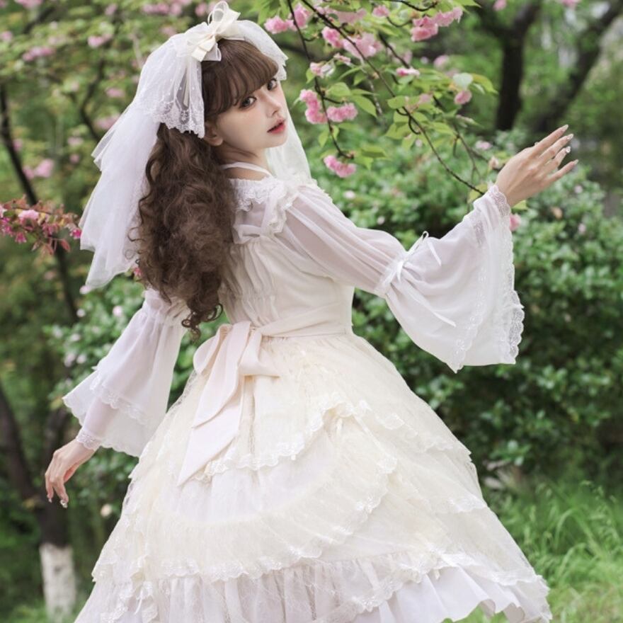 サブカル 服 地雷系 通販 ブラウス ゆめかわ ウエディング