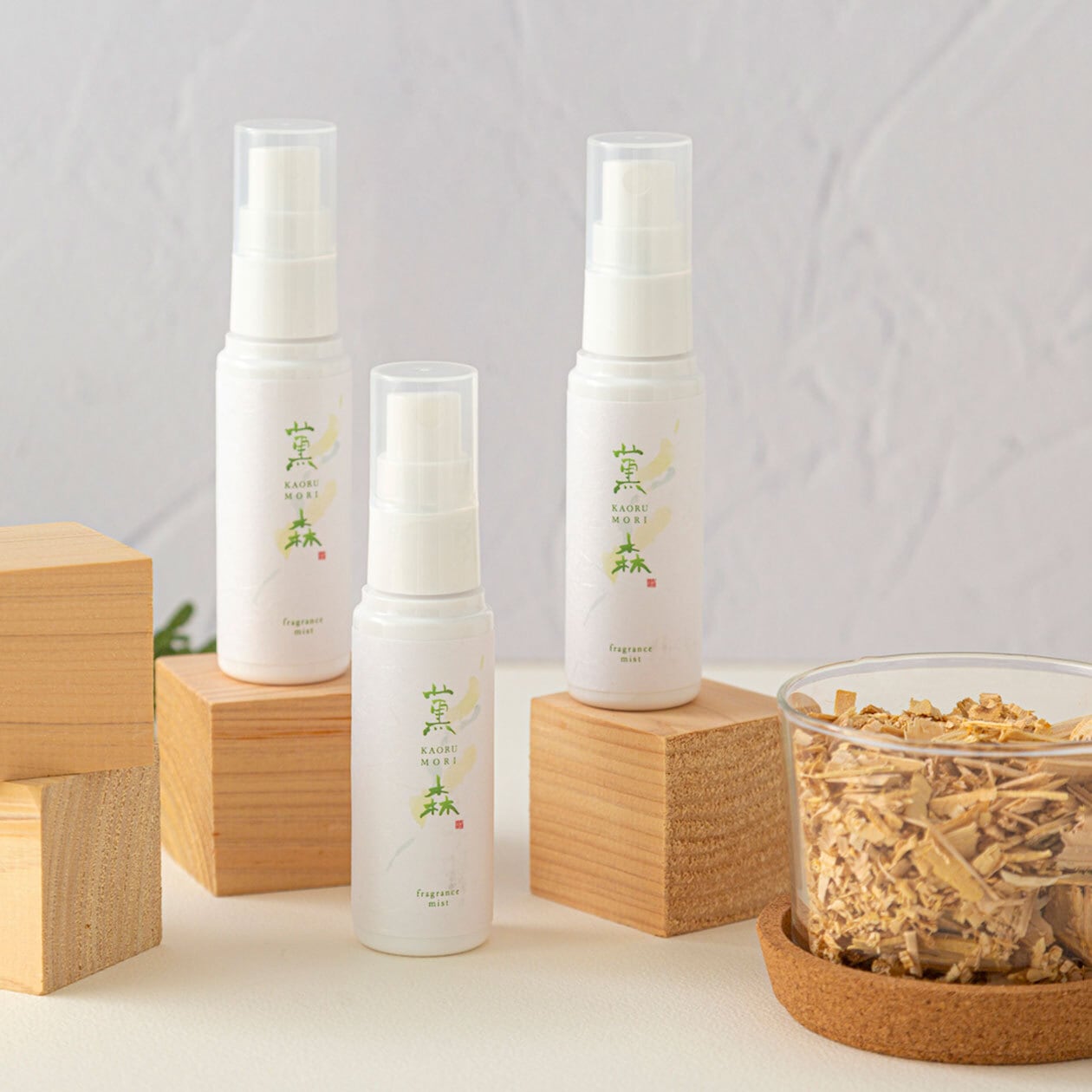 天然100% 能登ヒバ アロマオイル「薫森（かおるもり）」サシェ（香り袋