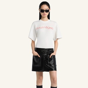 【courreges】WAISTED PRINTED T-SHIRT