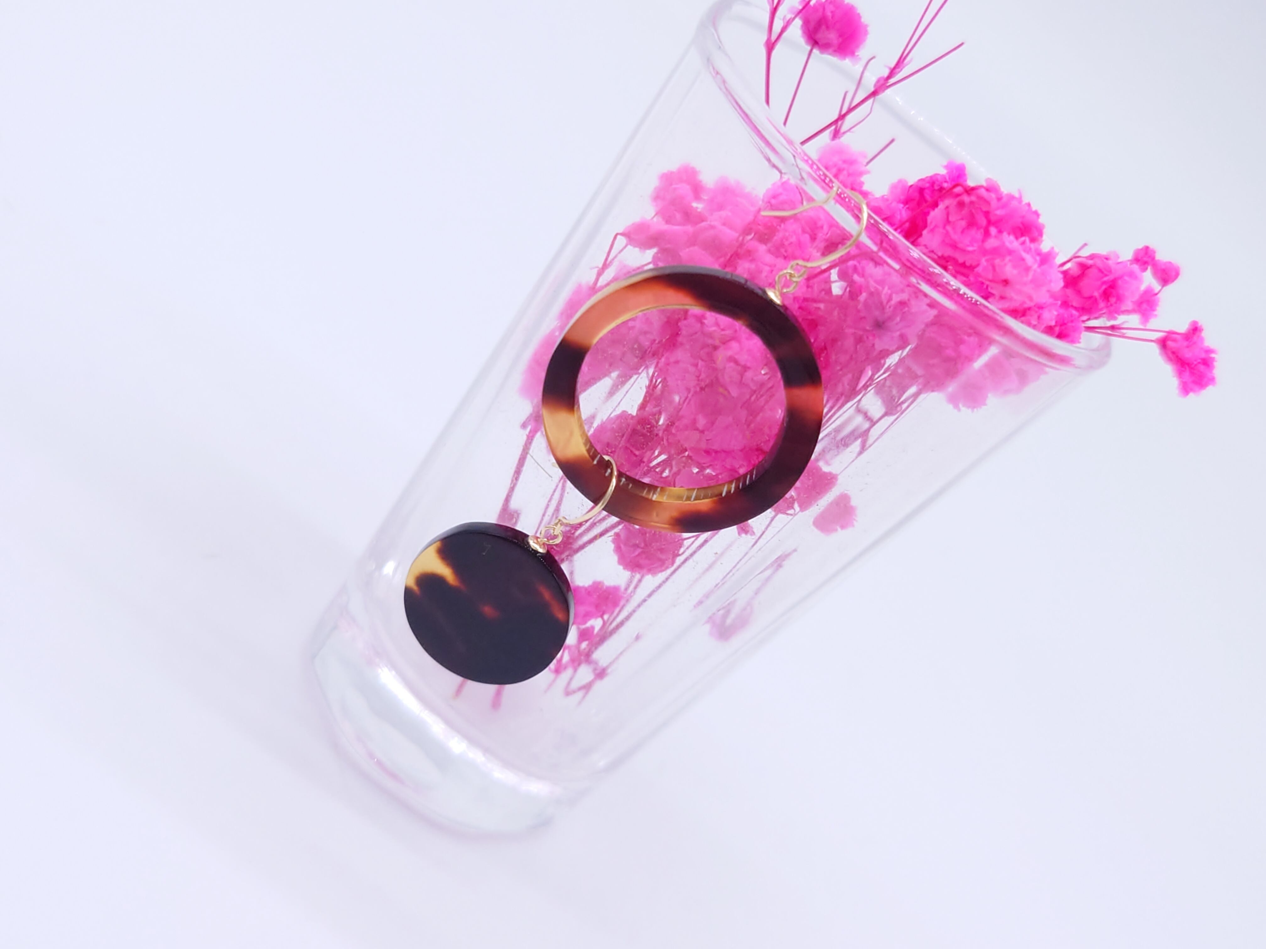 べっ甲 ピアス (pi-119) | べっ甲アクセサリー「なにわべっ甲