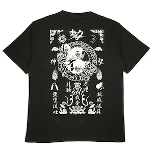 AV「 Kung-fu Legend 」Poke Tee Vintage BK