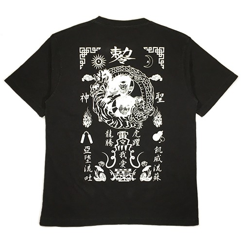 AV「 Kung-fu Legend 」Poke Tee Vintage BK