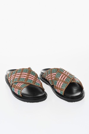 MARNI サンダル レザー・ラバー