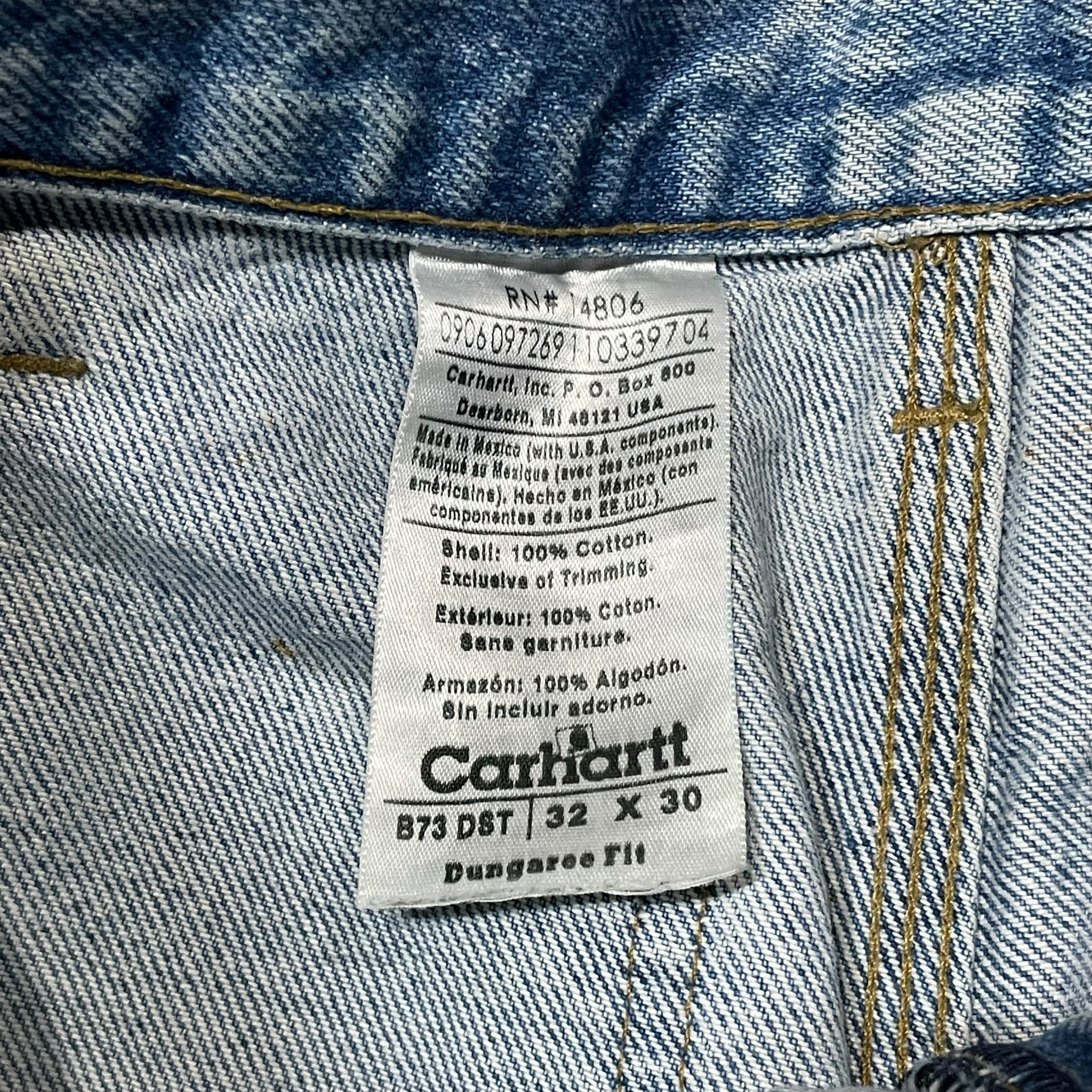 32×30】【00年代】Carhartt カーハート ダブルニー デニムパンツ