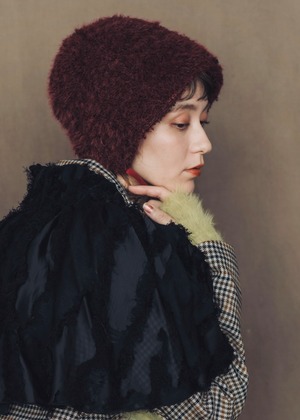 BONNET BOUCLÉ / BORDEAUX