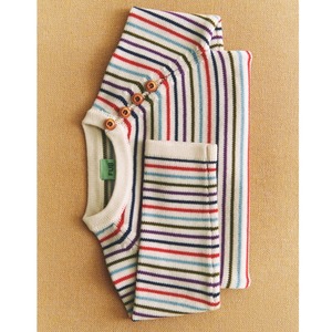 ＜FUB＞Baby&Kids マルチボーダー ニット Stripe Sweater(Anniversary Stripe)
