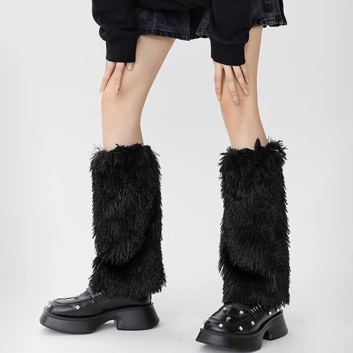 レッグウォーマー フェイクファー レディース 秋冬 韓国 防寒 保温 もこもこ ふわふわ 暖かい おしゃれ 大人 かわいい レッグカバー 靴下 ソックス 大人可愛い 大人女子