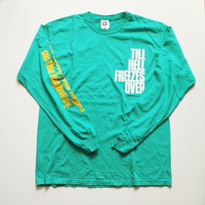 PRANK "CASSETTE TAPE SLOGANS" LONG TEE ISLAND GREEN L